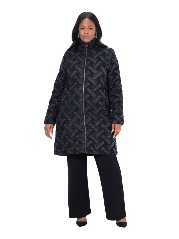 Steppjacke in schwarz