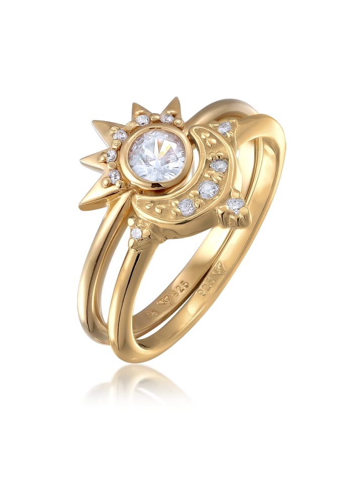 Ring 925 Sterling Silber in Gold