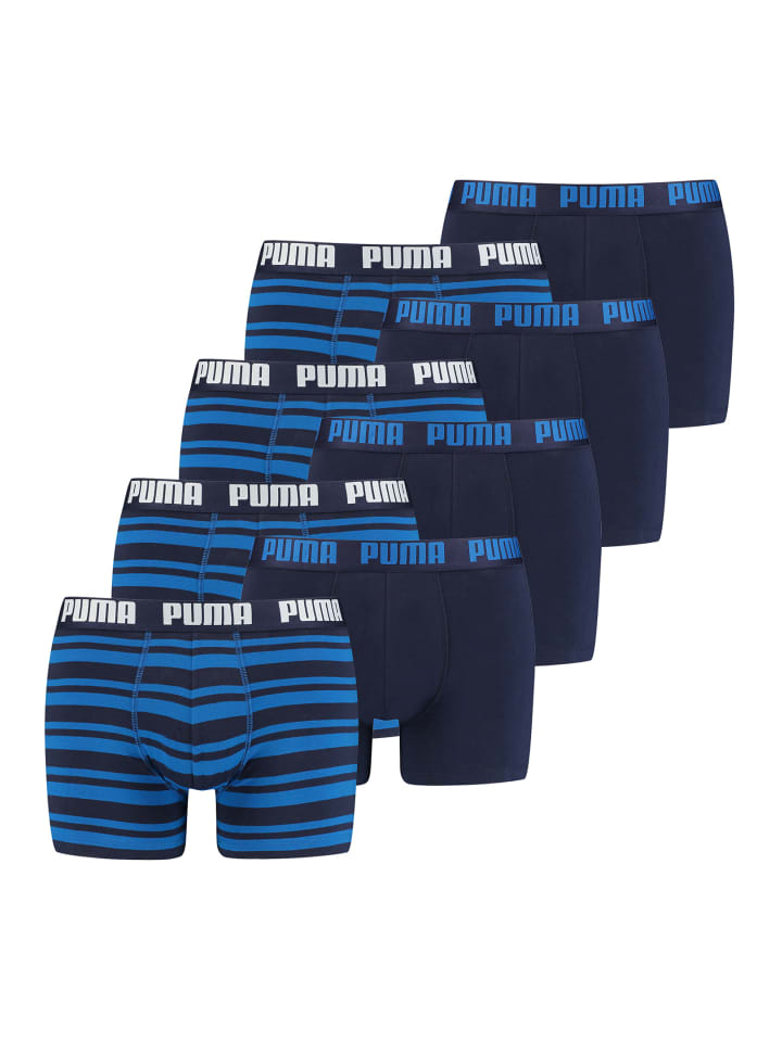 Boxershorts HERITAGE STRIPE BOXER 8er Pack in 056 - blue
