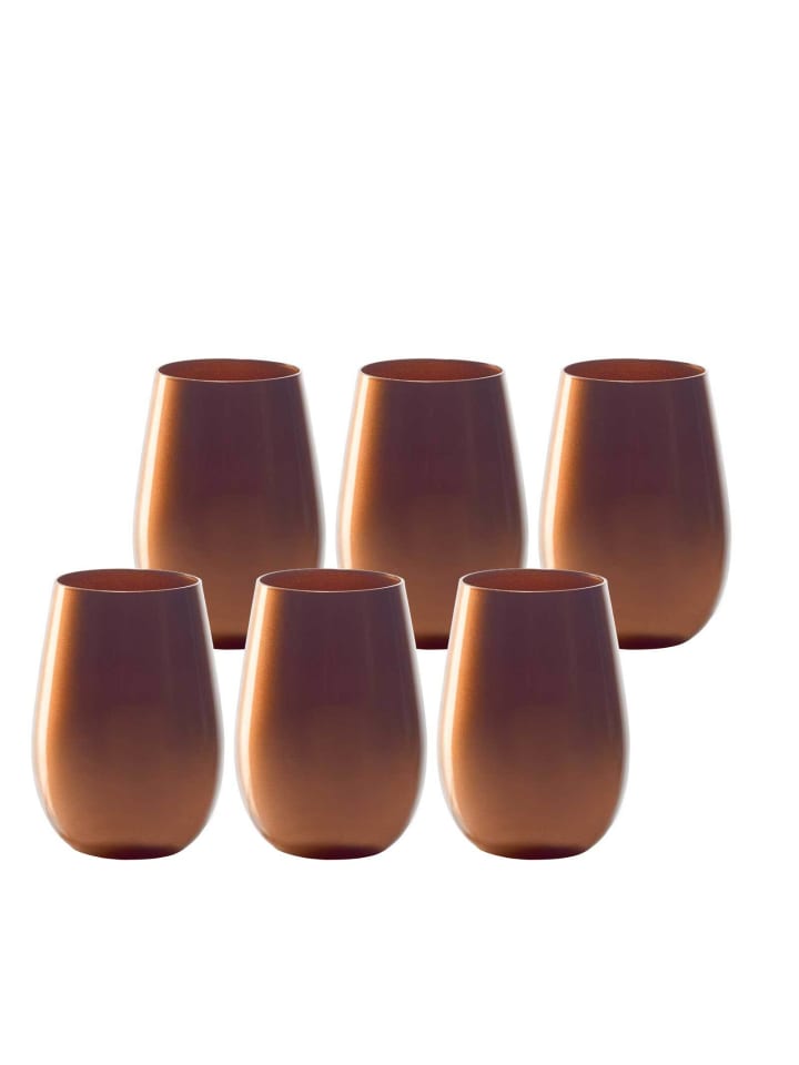 Stölzle 6er Set Becher Elements 465 ml in Bronze günstig kaufen | limango