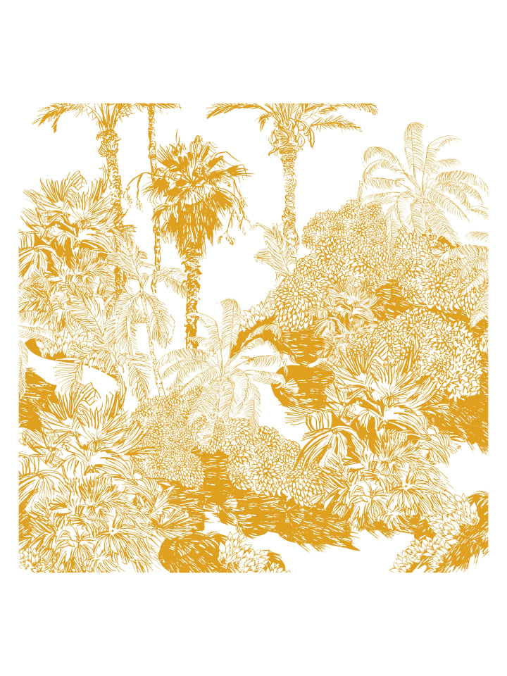 Tapete Toile in Gelb - (W) 200 × (L) 280 cm