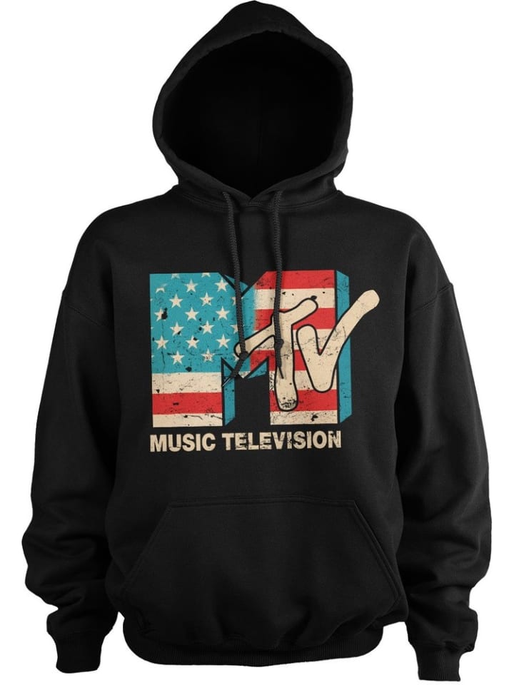 Hoodie in Schwarz