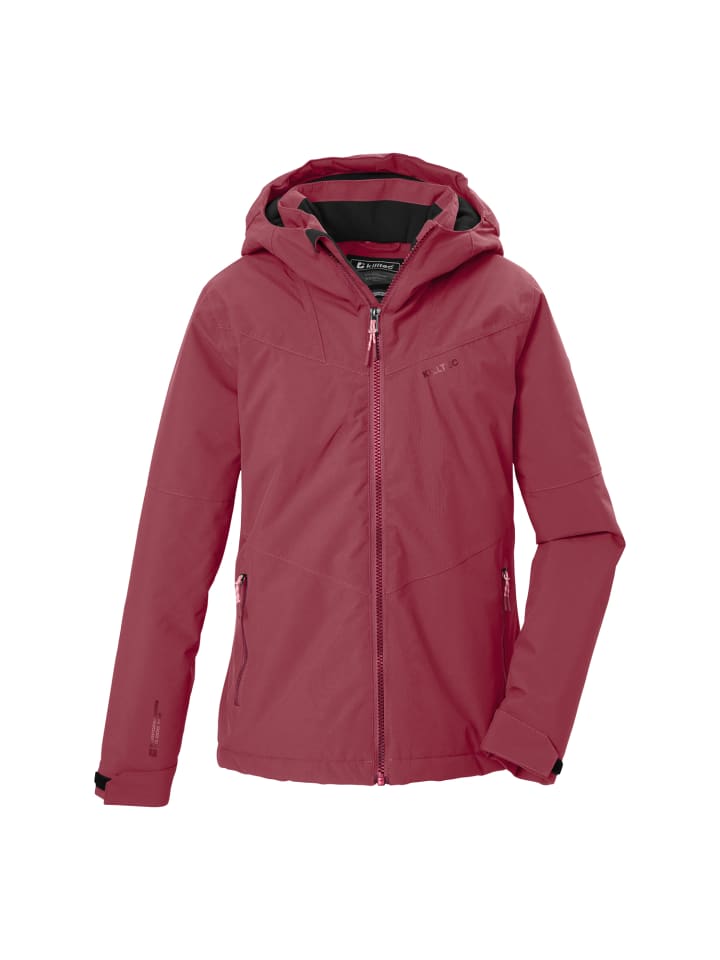 Funktionsjacke mit Kapuze in Beere381