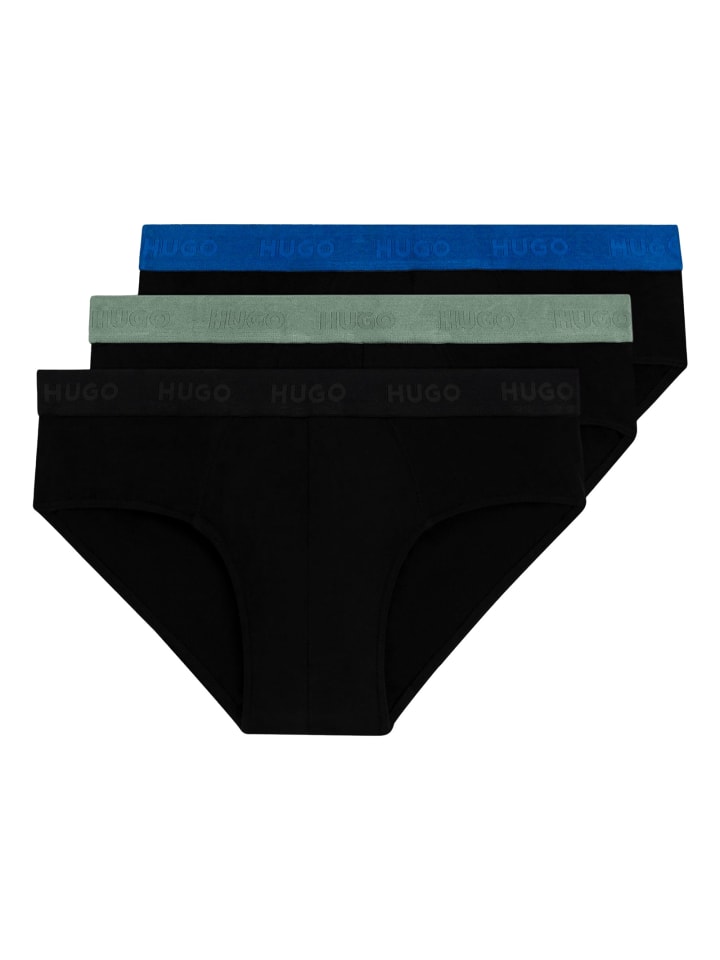 Hipbrief Tripletpack in Schwarz