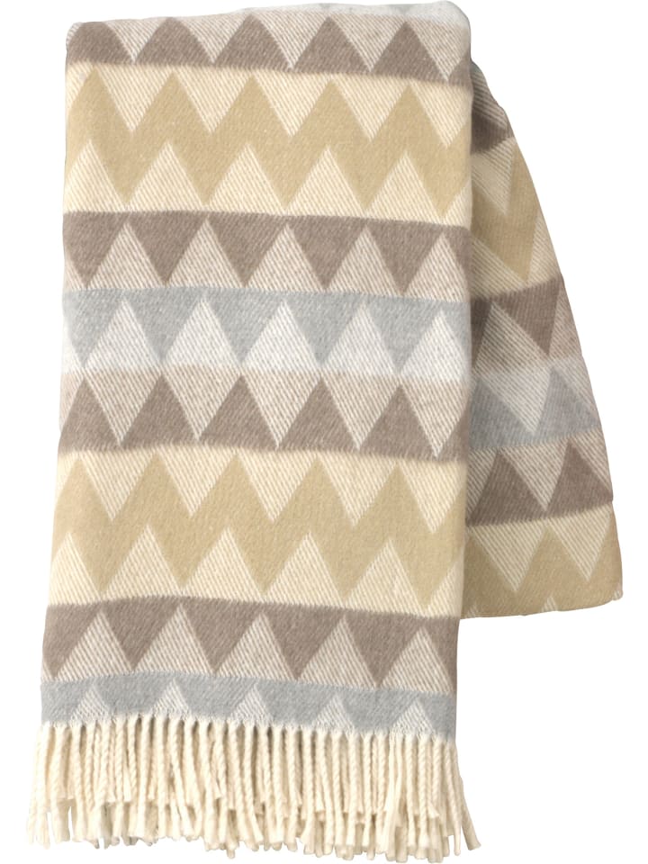 Jacquard, Baumwollmischung Plaid in beige