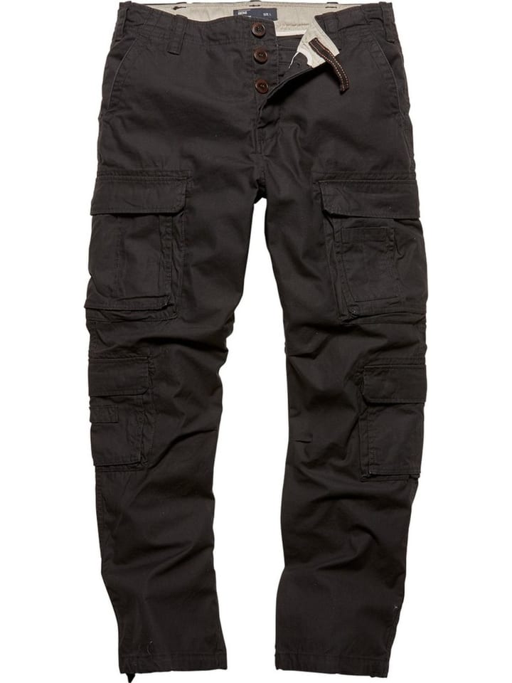 Cargohose in Schwarz