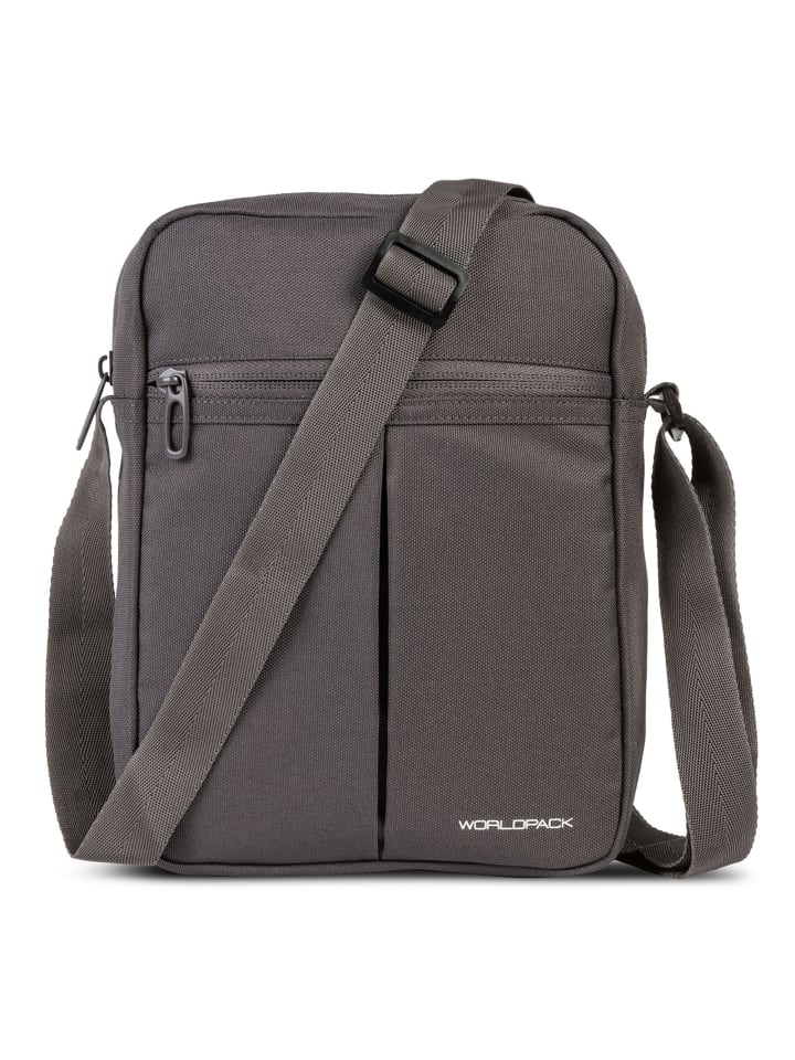 Mini Bag Umhängetasche 17 cm zement
