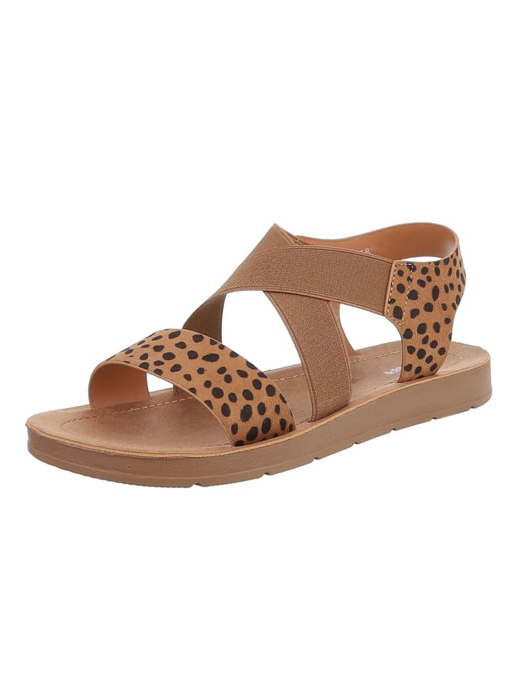 Sandale & Sandalette in Braun und Beige