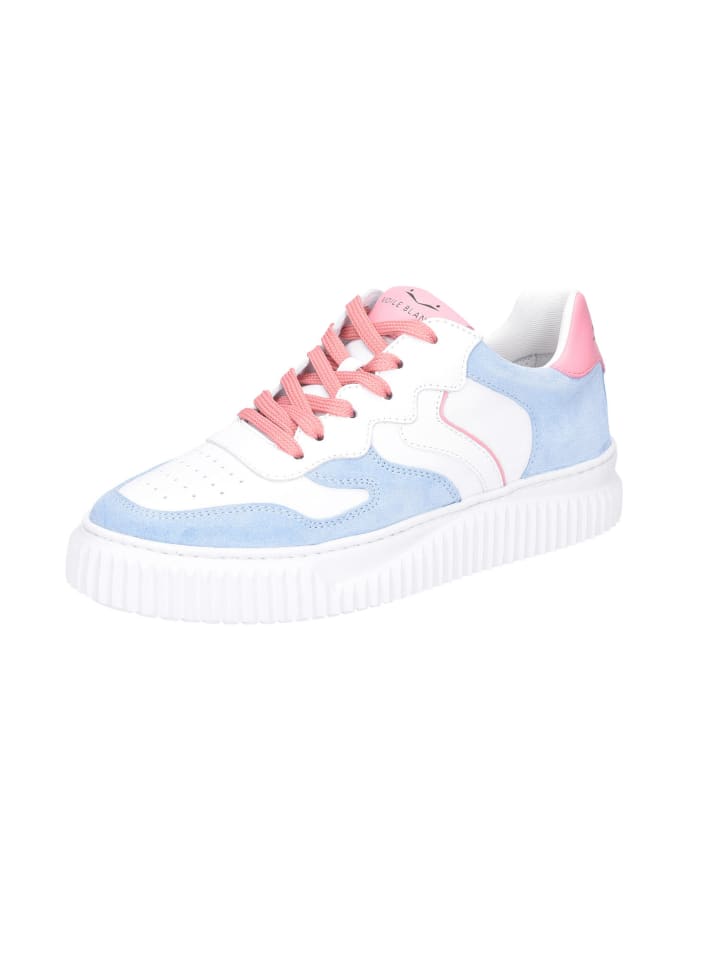Schnürschuh in blau