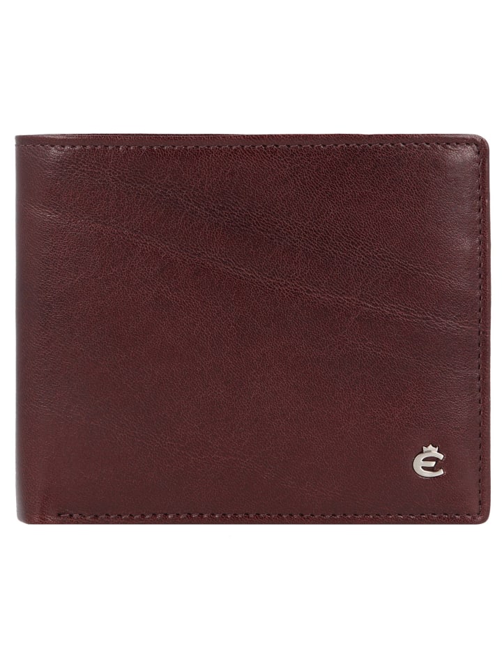 Toscana Geldbörse RFID Schutz Leder 10.5 cm coffee