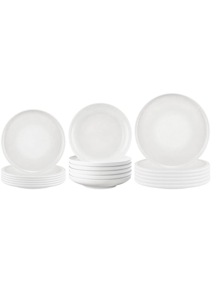 18-tlg. Teller-Set Sento Home in Aura White