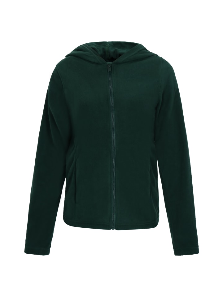 Damen Fleecejacke in Dunkelgrün