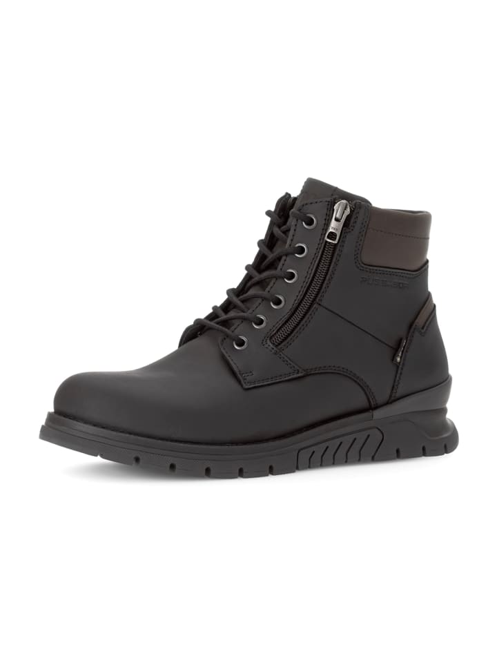 Schnürboots in Schwarz