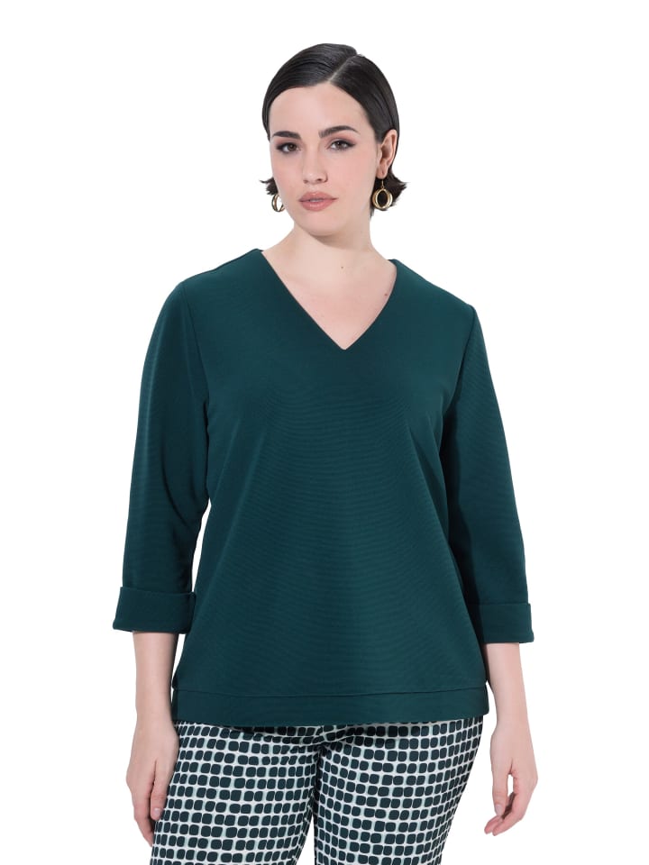 Shirt in tannengrün