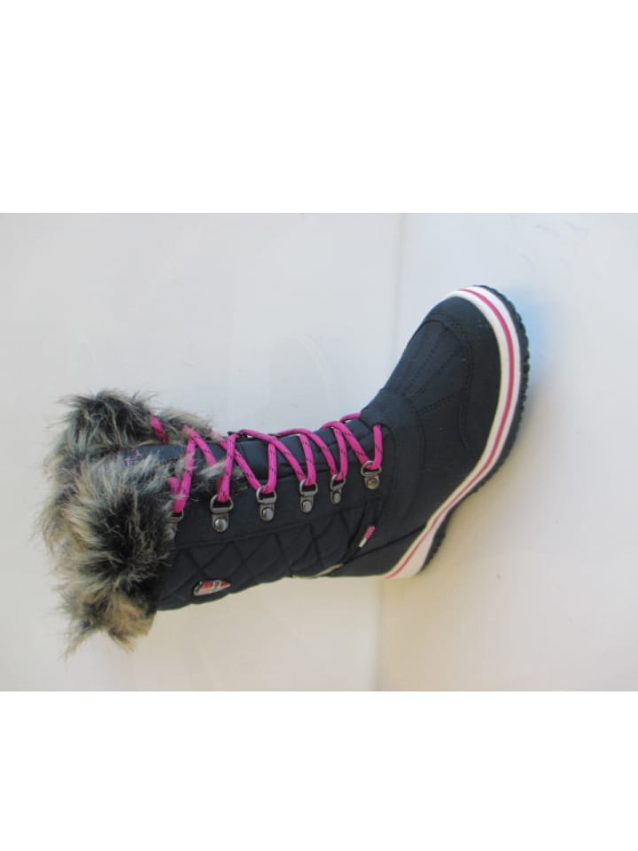 Schnürstiefel in Blau