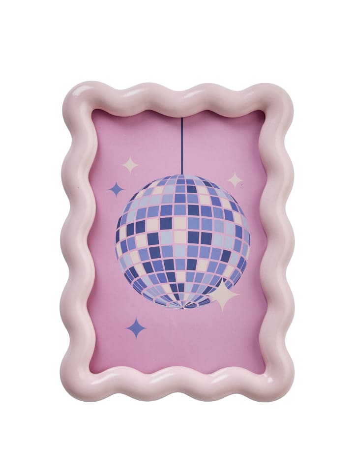 Butlers Bilderrahmen HAPPY WALLS Wavy in Pink