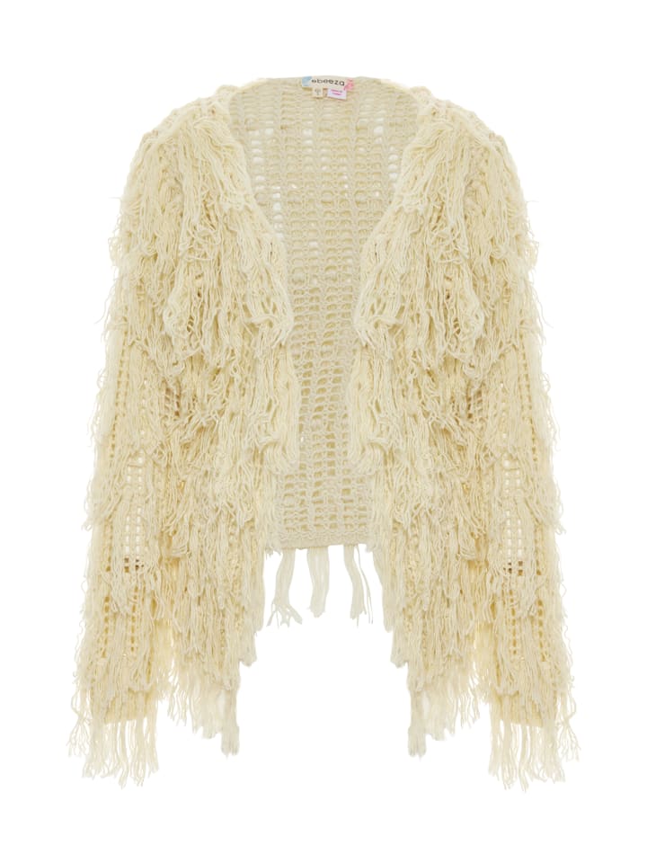 Women Cardigan in Wollweiss