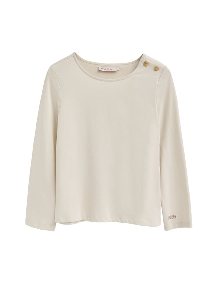Langarmshirt in Beige