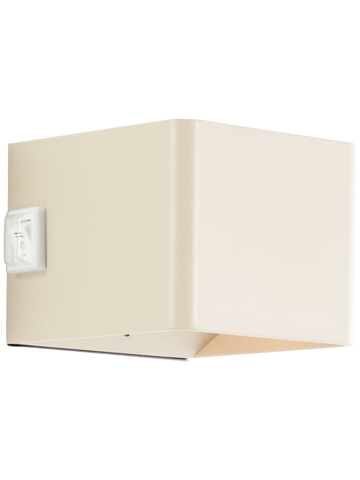 mobile LED Außenwandleuchte, Bewegungsmelder, magnetisch, beige