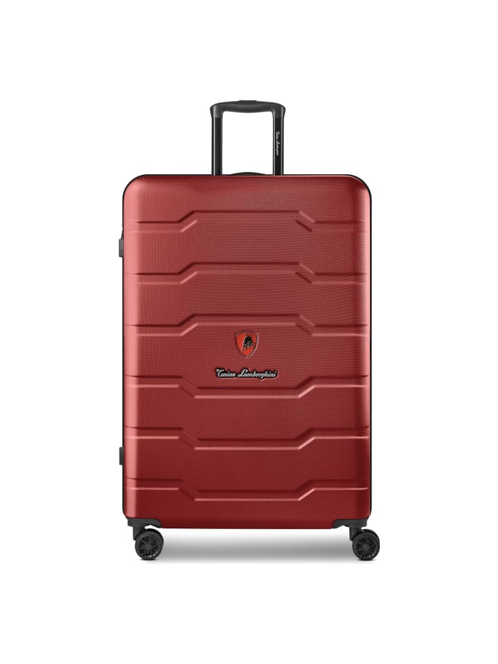 Bologna 4 Rollen Trolley L 77 cm dark red