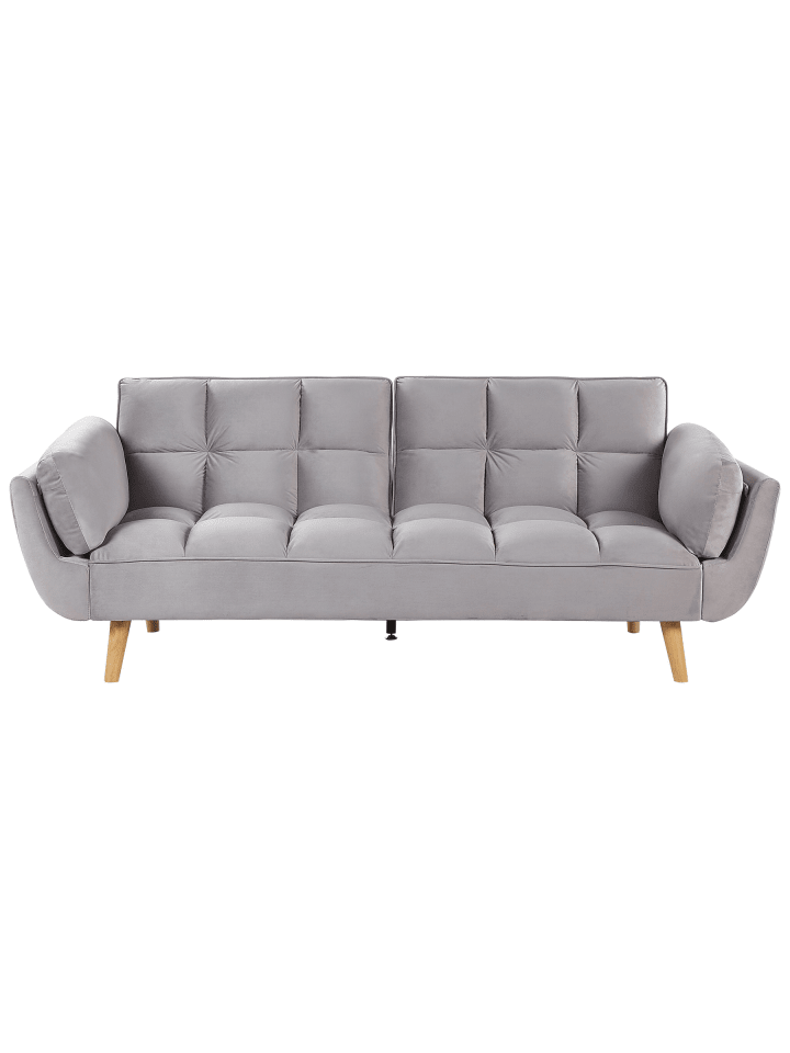 Schlafsofa ASBY in Grau/Braun - (W) 218 x (H) 82 x (L) 83 cm