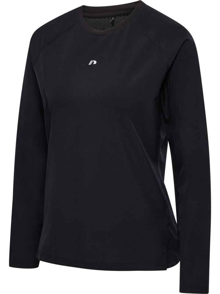 T-Shirt Nwlbreathe Laufen Damen in BLACK
