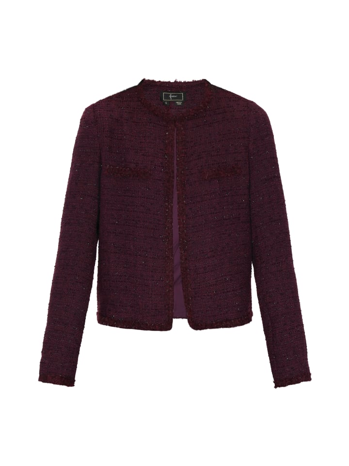 Women Jacket in burgundy