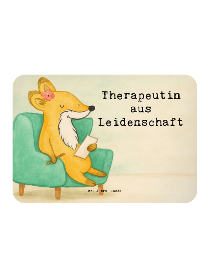 Magnet Therapeutin Leidenschaft Design mit Spruch in Weiß