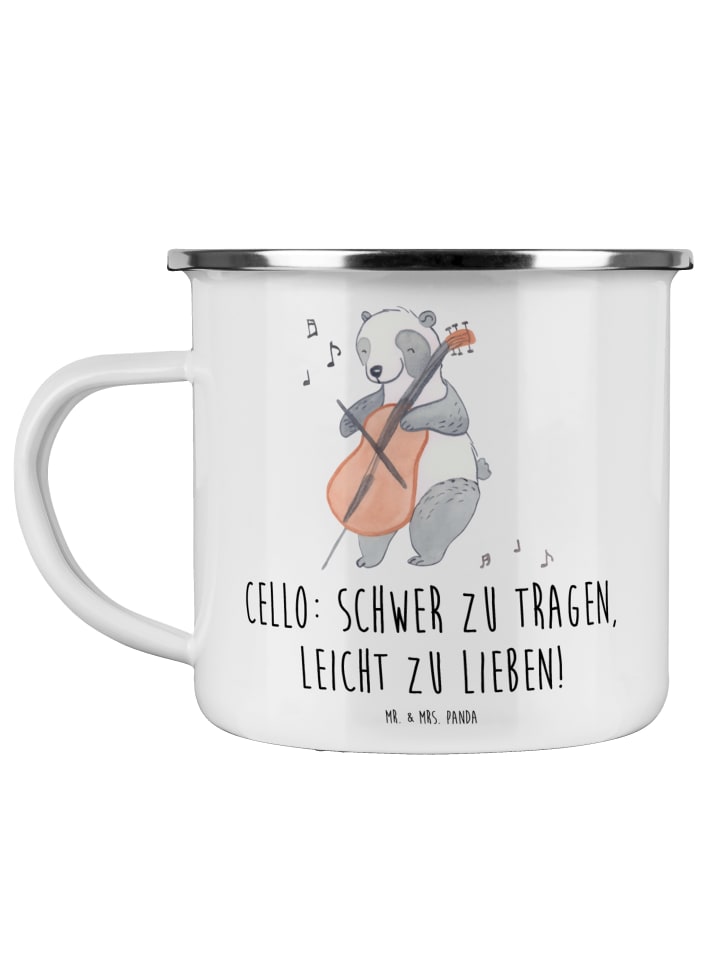 Kaffeebecher Zeichenllo Liebe mit Spruch in Weiß