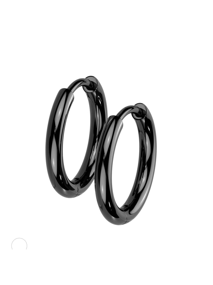 Ohrstecker in Schwarz