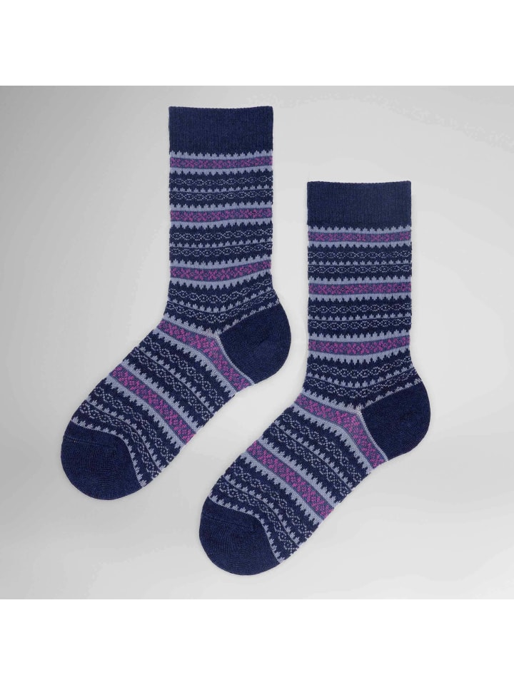 Socken Fancy Nordic Fashion in royal blue