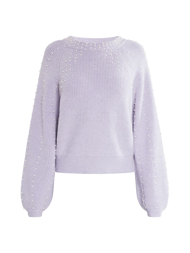 Damen Strickpullover in Hellviolett