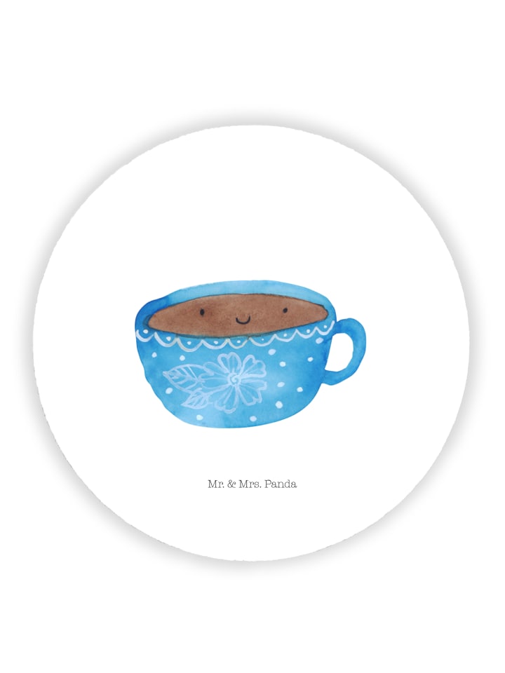 Magnet Kaffee Tasse ohne Spruch in Weiß