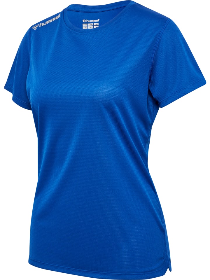 T-Shirt Hmlrun Laufen Damen in TRUE BLUE