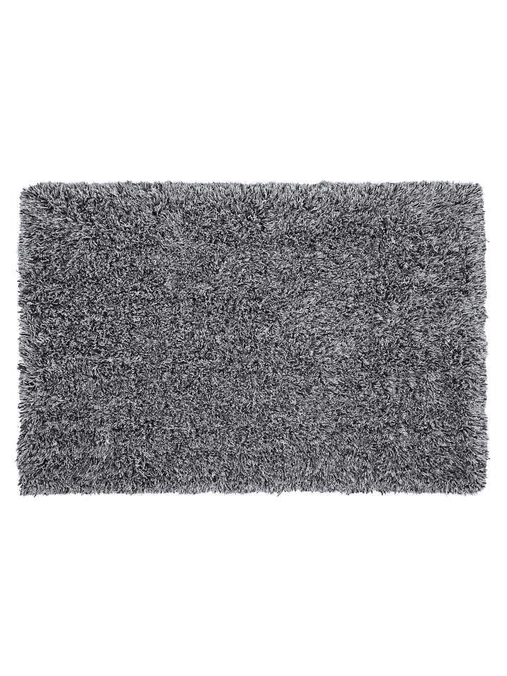 Shaggy CIDE in Schwarz/Weiß - (W) 140 x (H) 7 x (L) 200 cm