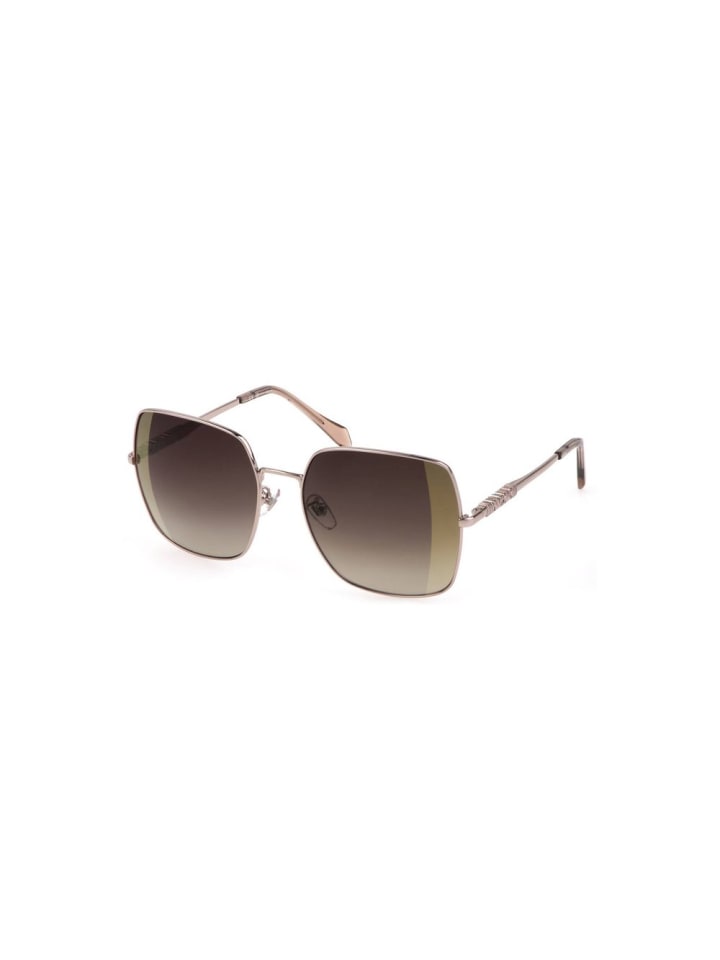 Pink Rosa Metall Damen Sonnenbrille