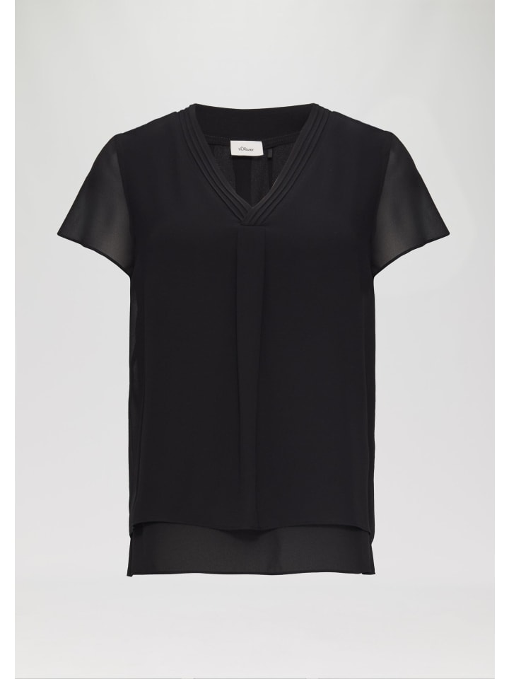 Bluse in 9999_schwarz
