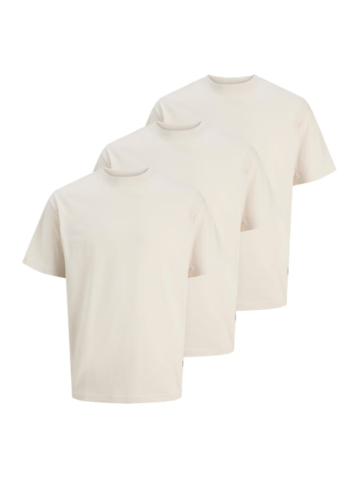 T-Shirt Cotton Relaxed in Moonbeam