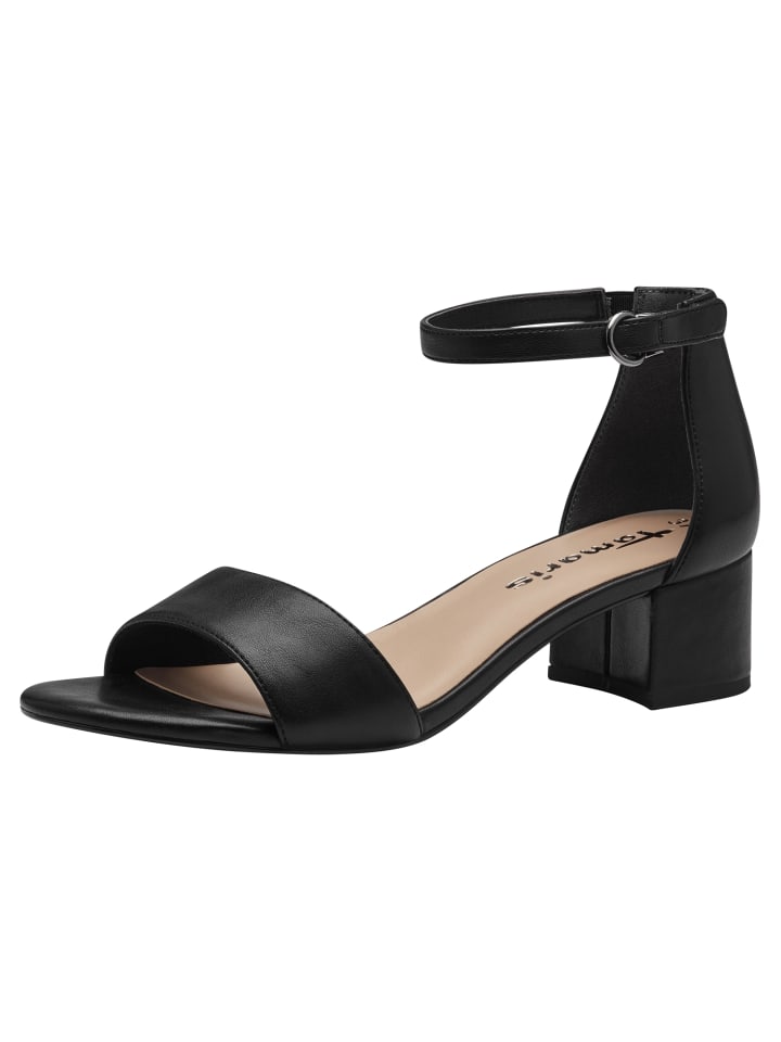 Sandalette in BLACK MATT