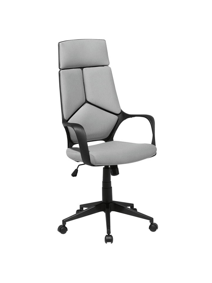 Bürostuhl DELIGHT in Grau/Schwarz - (W) 64 x (H) 116 x (L) 64 cm