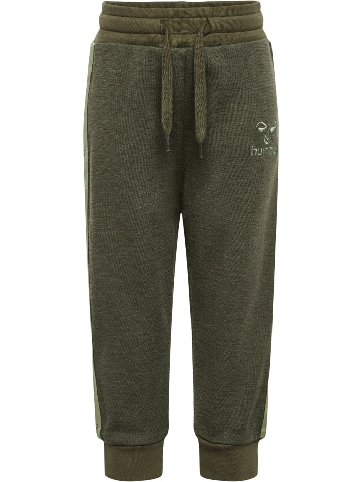 Verstellbare Taille Hose Hmlwulba Mädchen in OLIVE NIGHT