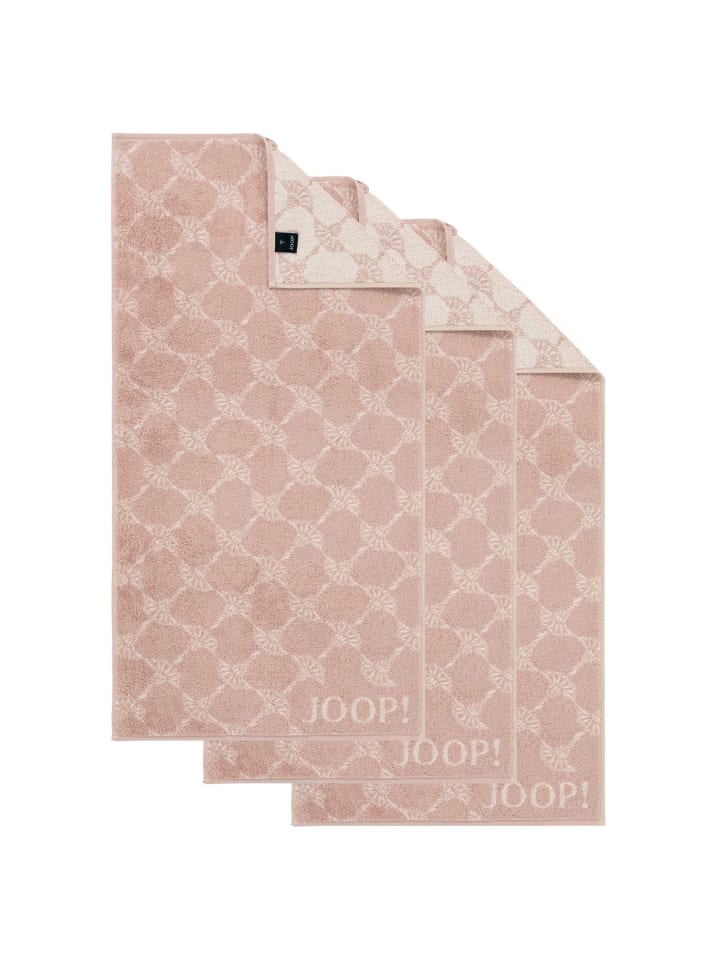 Handtuch 3er Pack in Rosa (Nude) Cornflower