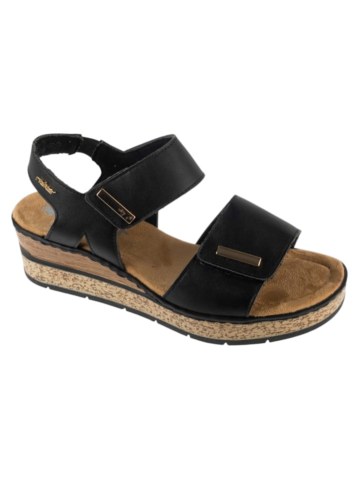 Rieker Sandals in Schwarz