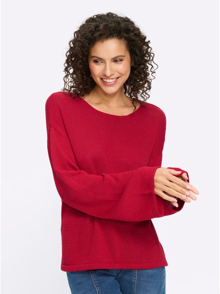 Pullover in erdbeere