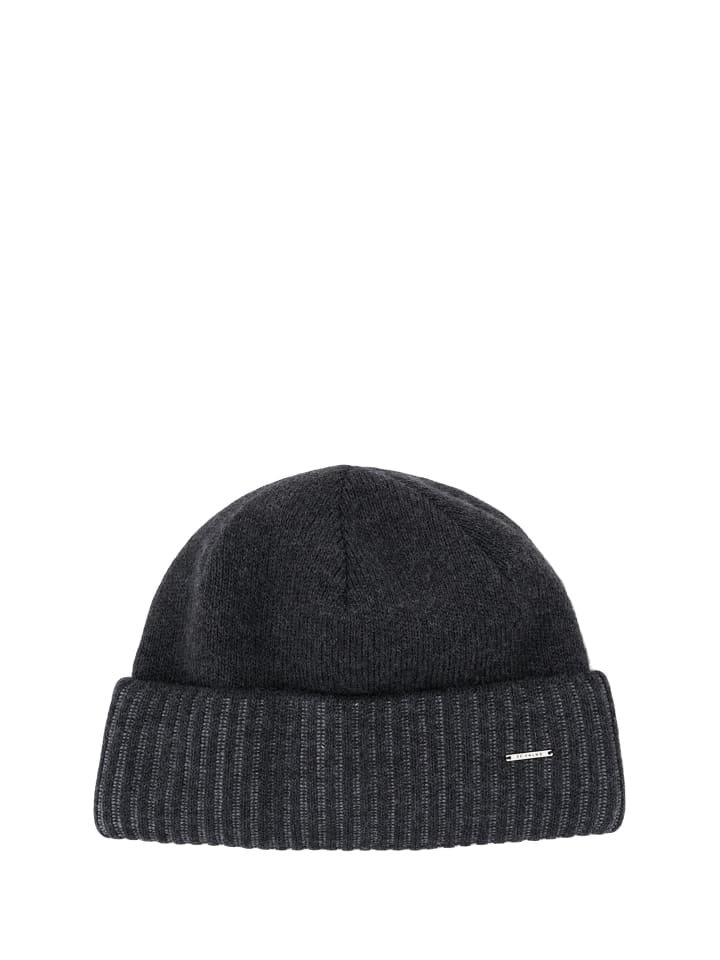 Strickmütze Casual in dark grey