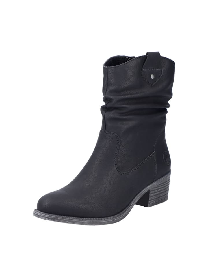 Westernstiefeletten in Schwarz