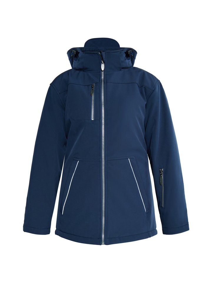 Damen Softshelljacke in Marine