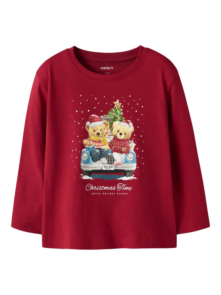 Langarmshirt NMFVOSMAS LS NREG TOP in jester red
