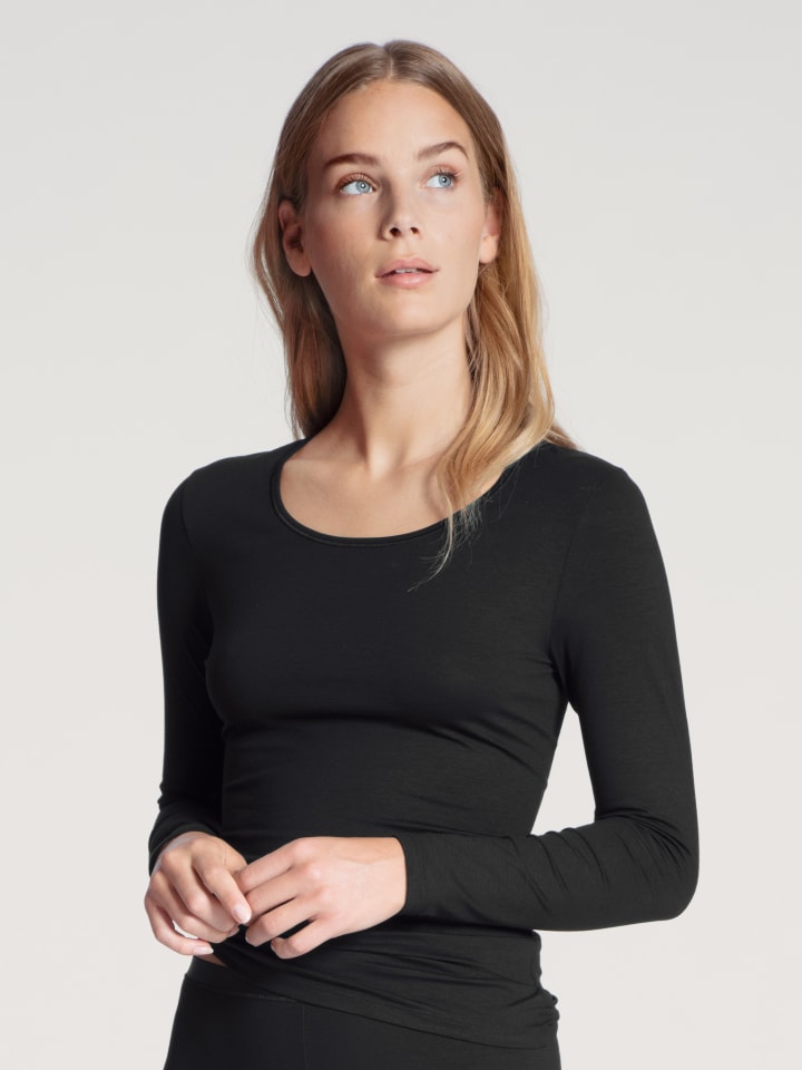 Shirt in schwarz