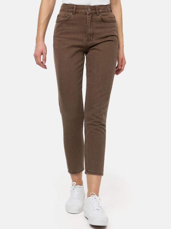 Mom Fit Jeans "F129" in Cinnamon